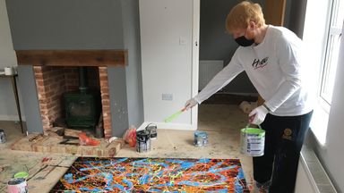 Ed Sheeran painting Dab 2